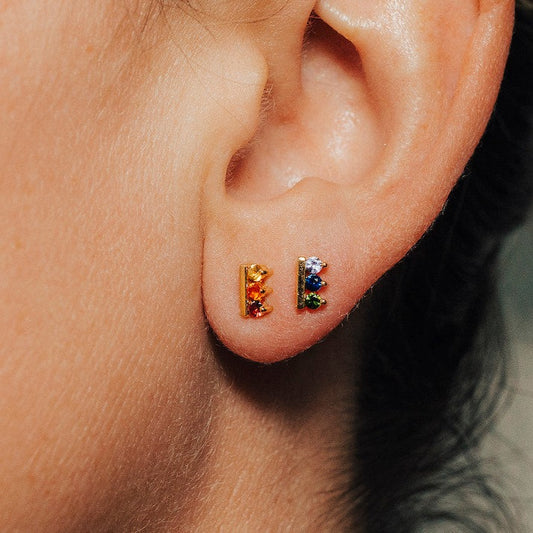 Sideline Earrings - Rainbow