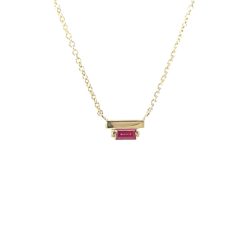 Ladder Climber Necklace - Ruby