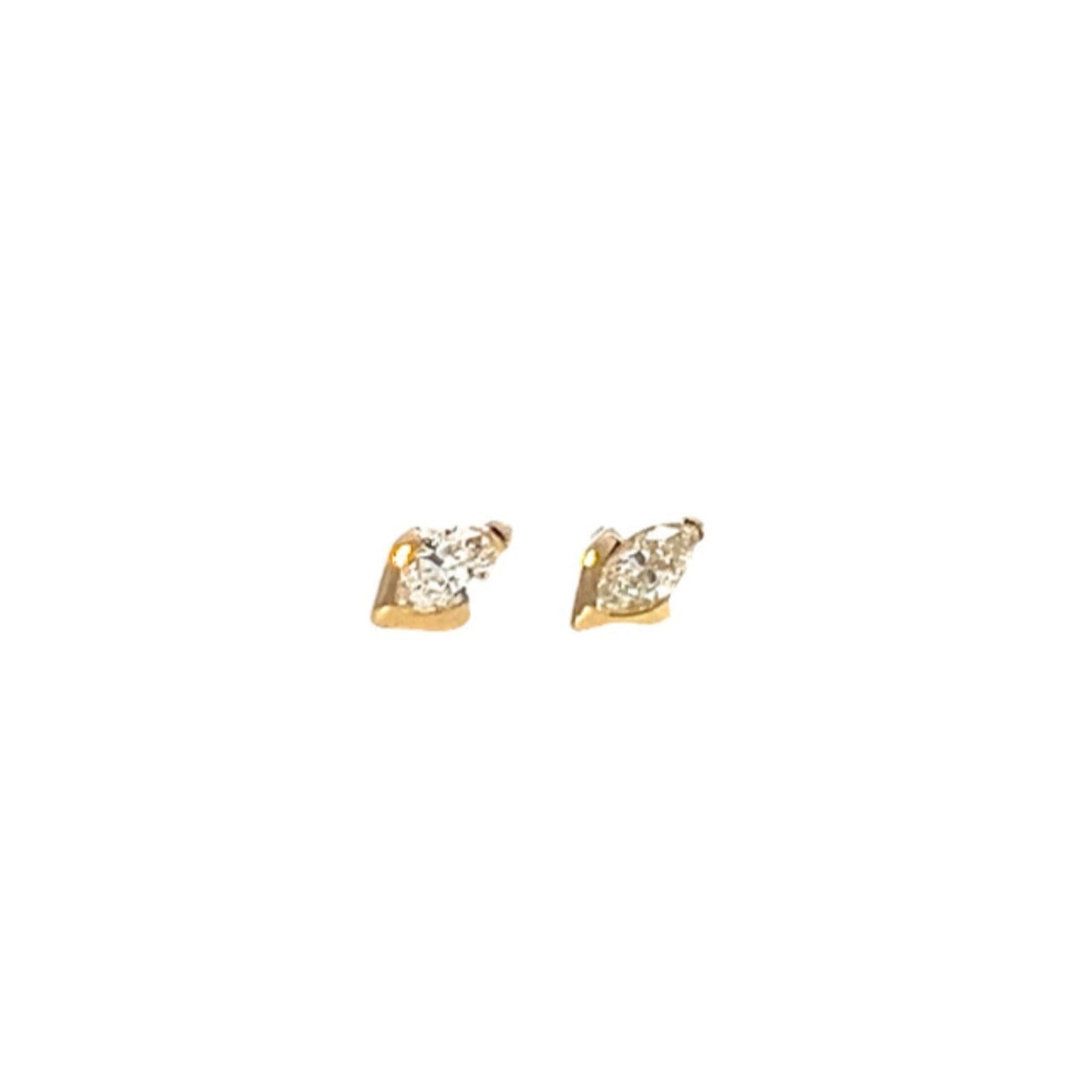 Marq Stud Earrings - Diamond