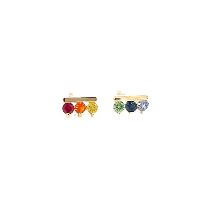 Sideline Earrings - Rainbow