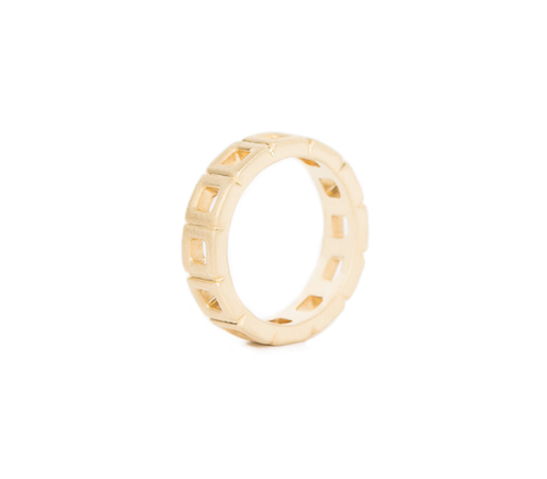 Not a Square Gold Eternity Band