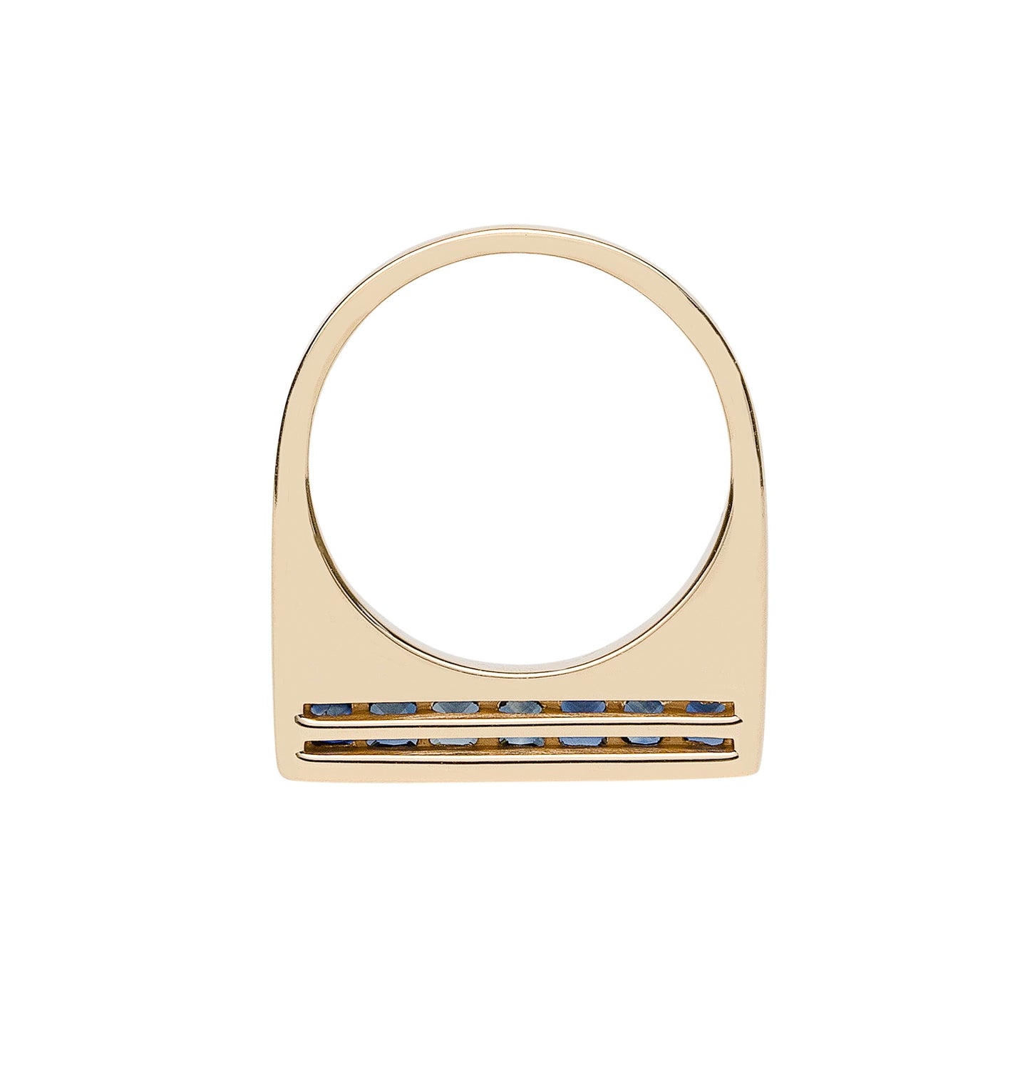 Sapphire Party In The Back Ring
