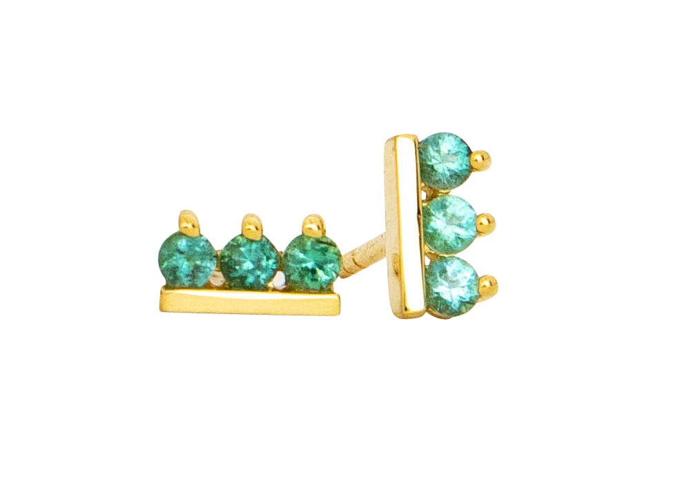 Tourmaline Sideline Earrings
